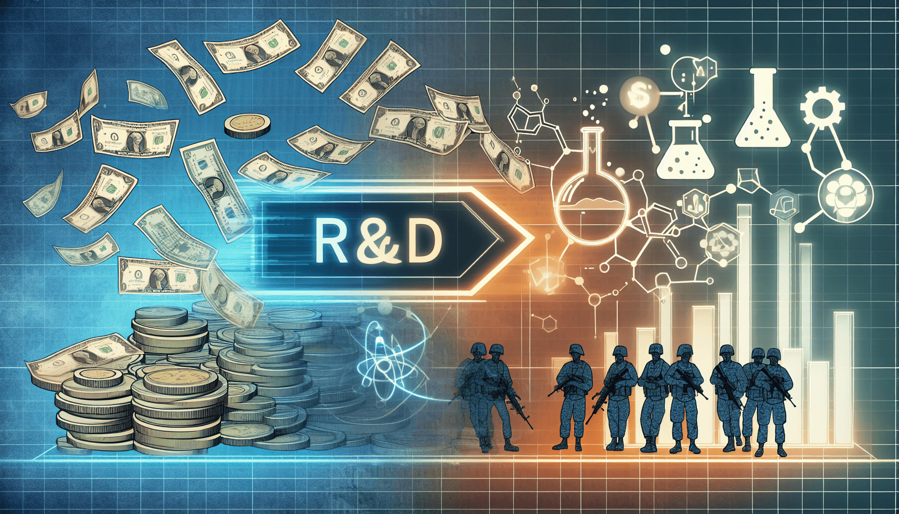 군인 급여 지급을 위한 연구 개발 자금 활용의 의미와 논란.png