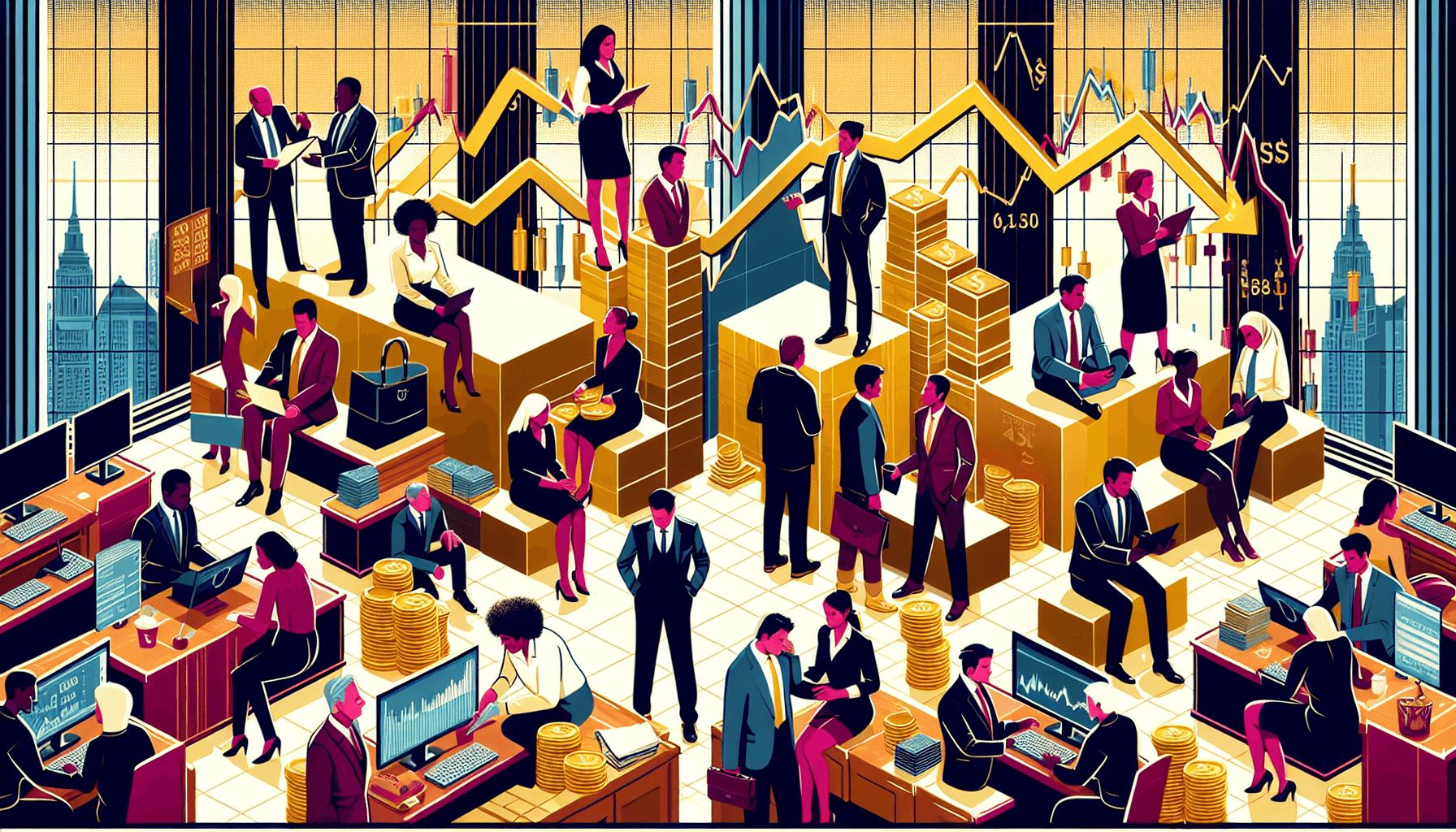 미국 주식 시장 혼조세와 금값 상승의 배경 분석.png